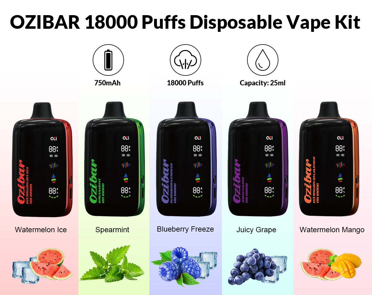 OZIBAR - 18000 PUFFS