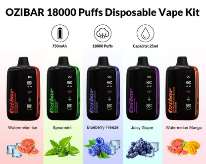 OZIBAR - 18000 PUFFS